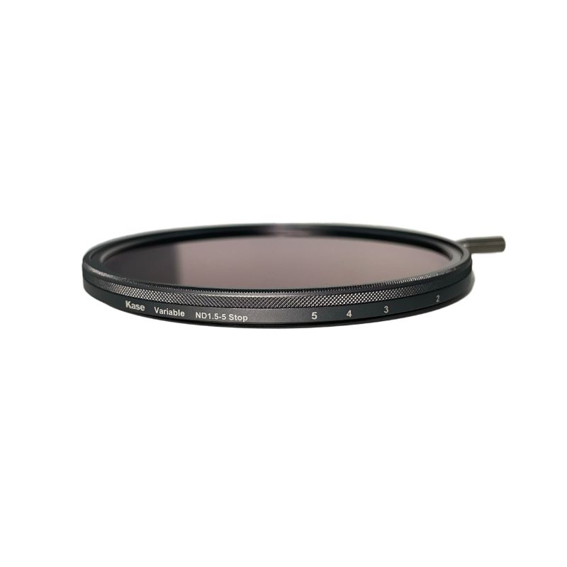 فیلتر لنز کازه Kase Variable ND 1.5-5 Stop Filter Kit 67mm with 72mm Lens Cap