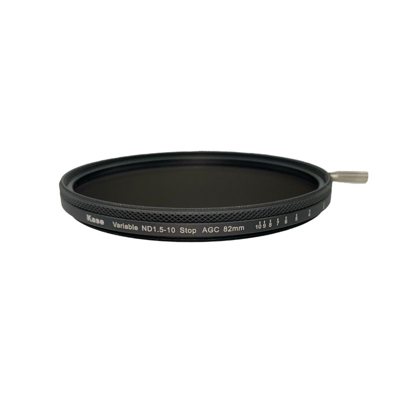 فیلتر لنز کازه Kase Variable ND 1.5-10 Stop Filter AGC Glass 82mm lens filter