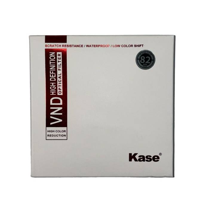 فیلتر لنز کازه Kase Variable ND 1.5-10 Stop Filter AGC Glass 82mm lens filter