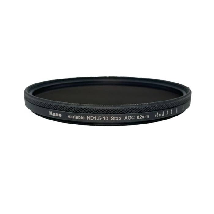 فیلتر لنز کازه Kase Variable ND 1.5-10 Stop Filter AGC Glass 82mm lens filter