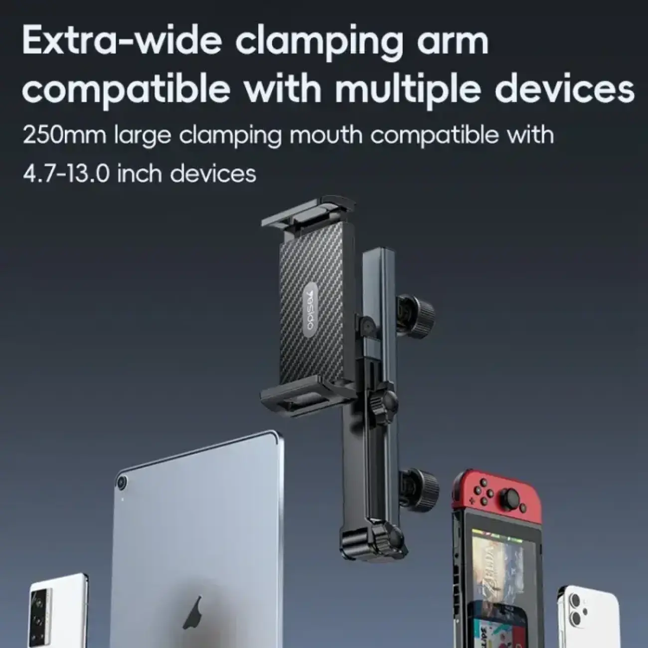 نمای کامل پایه نگهدارنده گوشی موبایل و تبلت یسیدو Yesido C294 Mobile and tablet holder