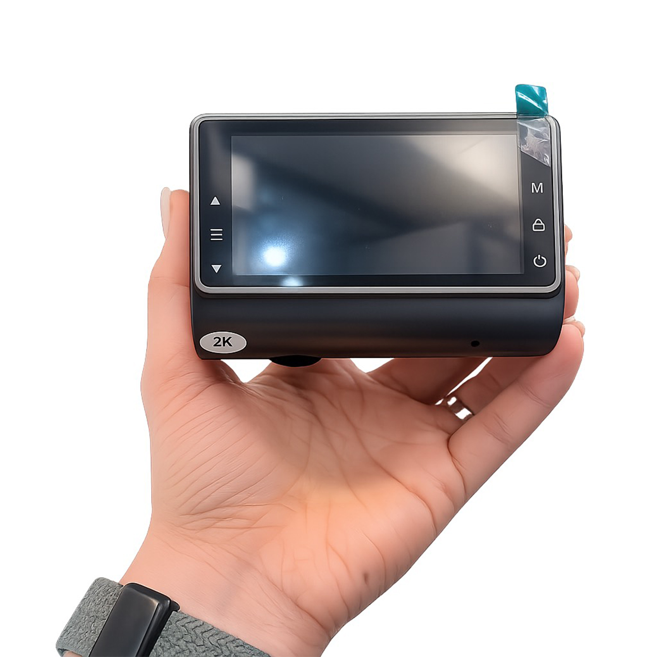 عکس از روبرو دوربین ثبت وقایع خودرو سیمکارتی دو لنز P85 2K Dual-Lens Sim Card Car Dash Cam