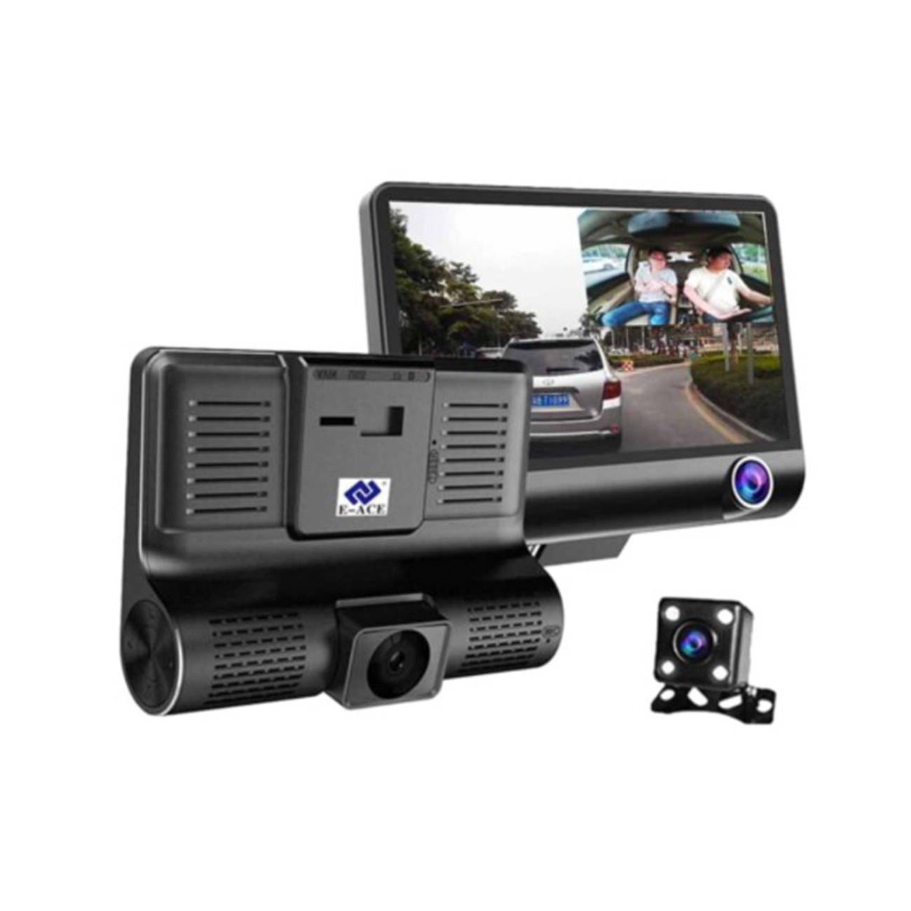 دوربین ثبت وقایع خودرو سه لنز 3Lens 2MP Car Dash Cam