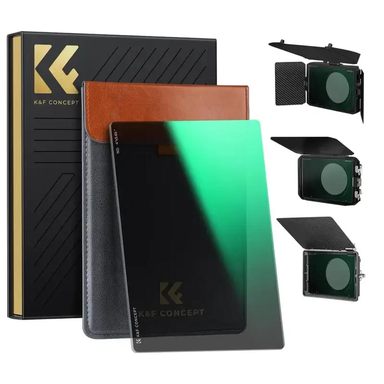فیلتر لنز کی اند افK&F Concept 4x5.65 ND32 Nano-X Matte Box Square  Lens Filter