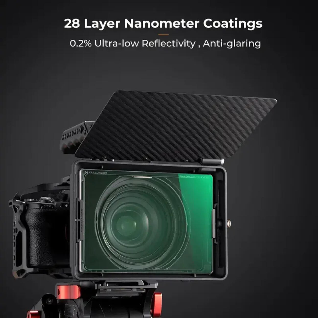 فیلتر لنز عکاسی کی اند اف 5K&F Concept SQUARE FILTER Black Diffusion 1/8 Matte bax sistem lens filte
