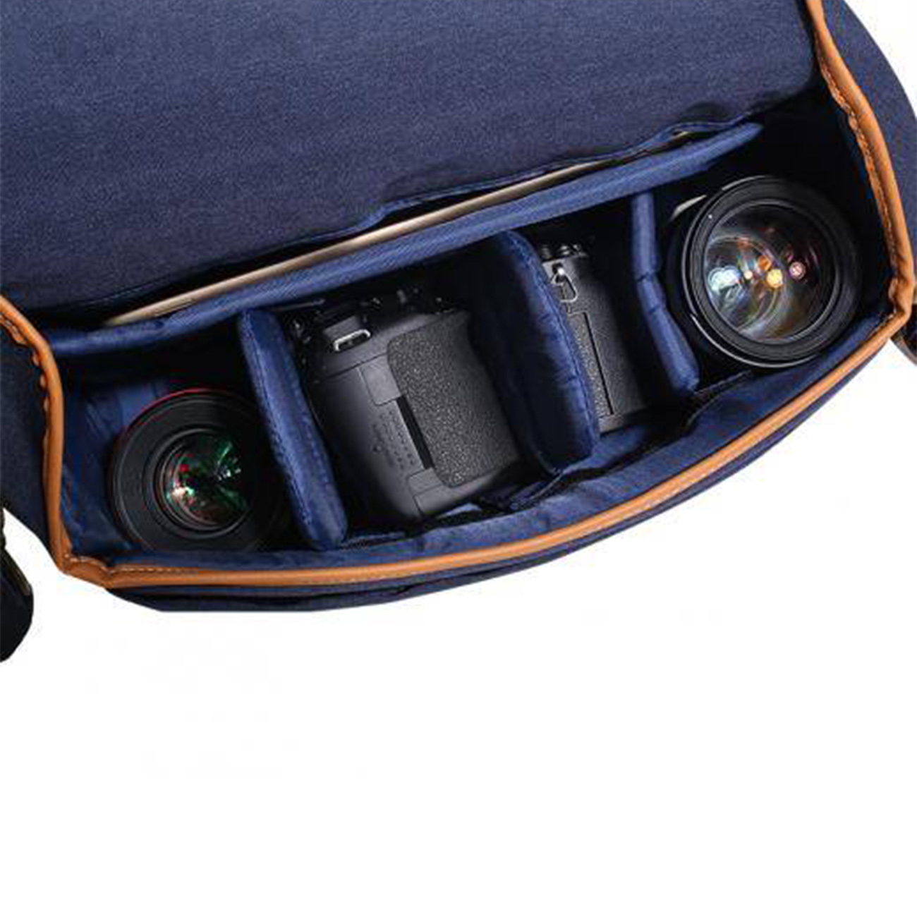 عکس از جزئیات کیف رودوشی دوربین K&F Kf13.062V1 Camera Shoulder Bag