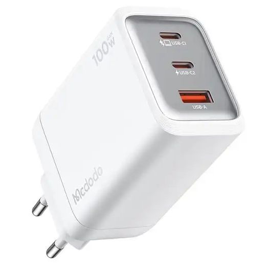 آداپتور شارژ 3 پورت 100 وات مک دودو Mcdodo Gana Mini CH-012 charger adapter