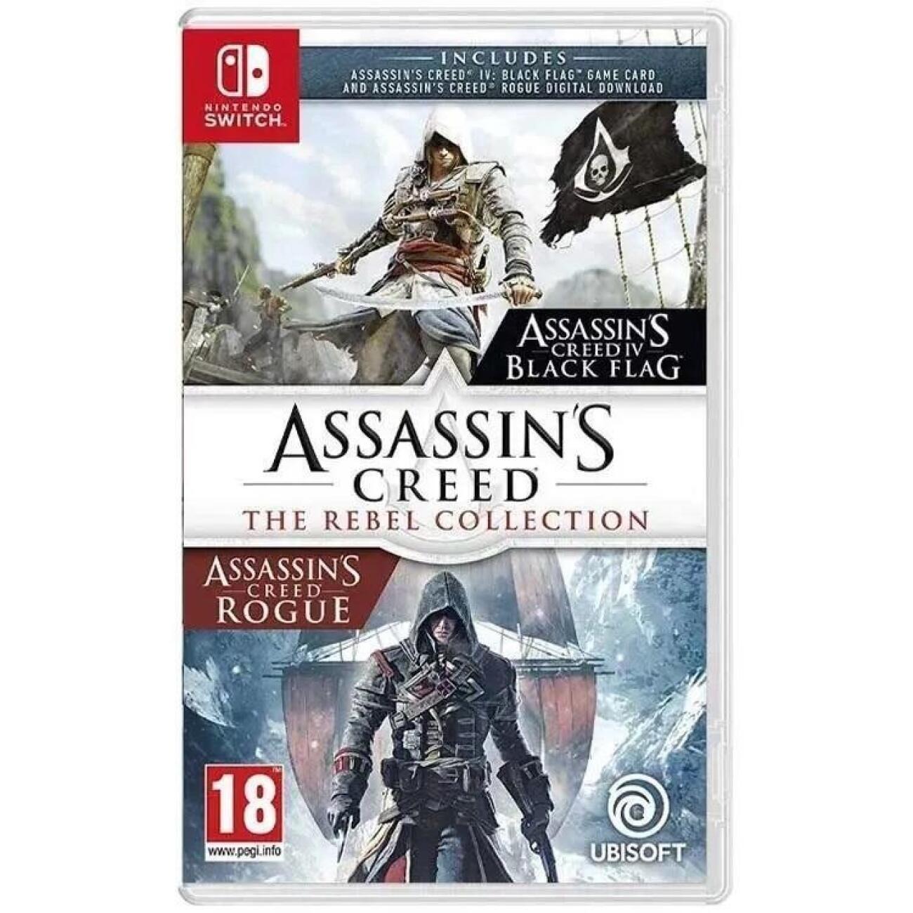 بازی کارکرده نینتندو سوئیچ Assassins Creed The Rebel Collection Second Hand  Nintendo Switch Game