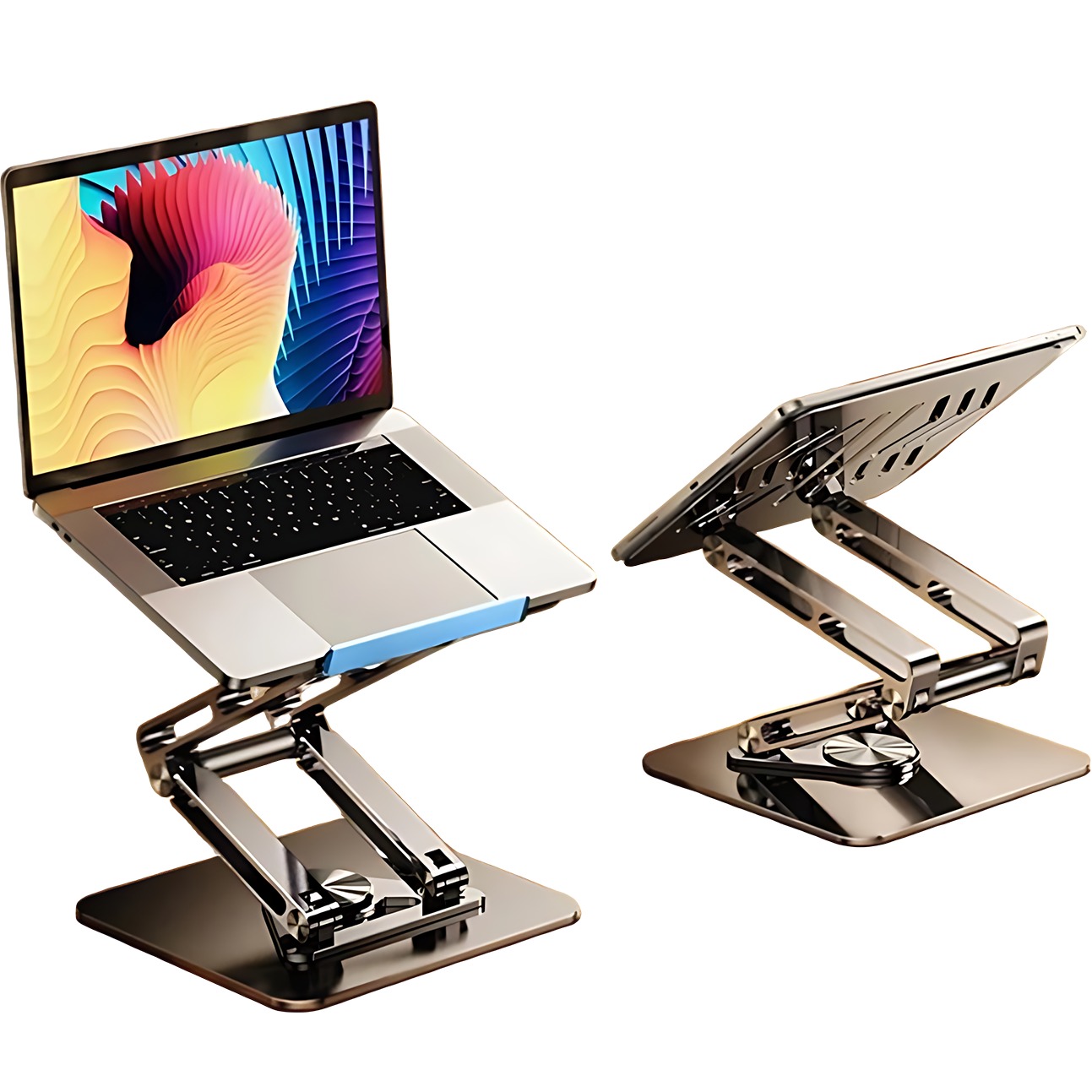 پایه لپ تاپ رومیزی چرخشی رتاکو RTAKO RS-CP84s Adjustable Laptop Stand with 360° Rotating