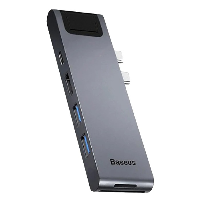 هاب تایپ سی 7 پورت مک بوک بیسوس Baseus Thunderbolt C+Pro CAHUB-L0G Hub
