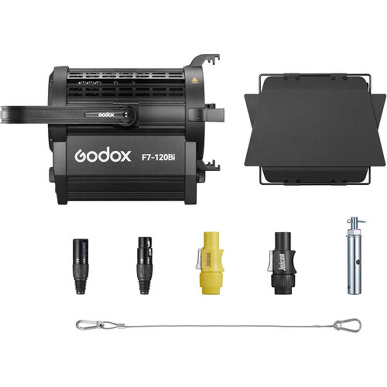 کیت نور فرسنل گودوکس Godox F7-120Bi K2 120W Bi-Color LED Fresnel Light Kit