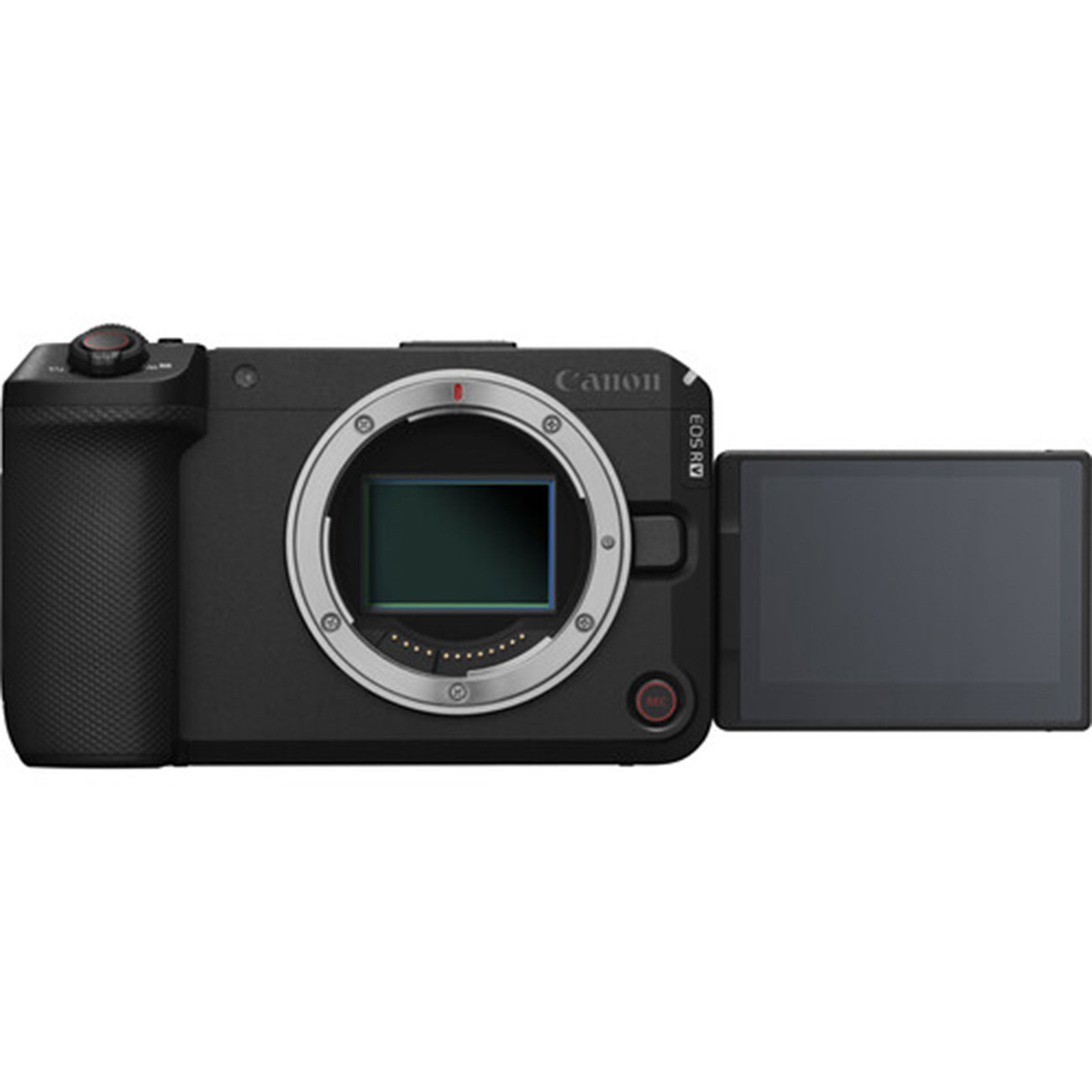نمای روبه رو دوربین کانن Canon EOS R6 V Mirrorless Camera