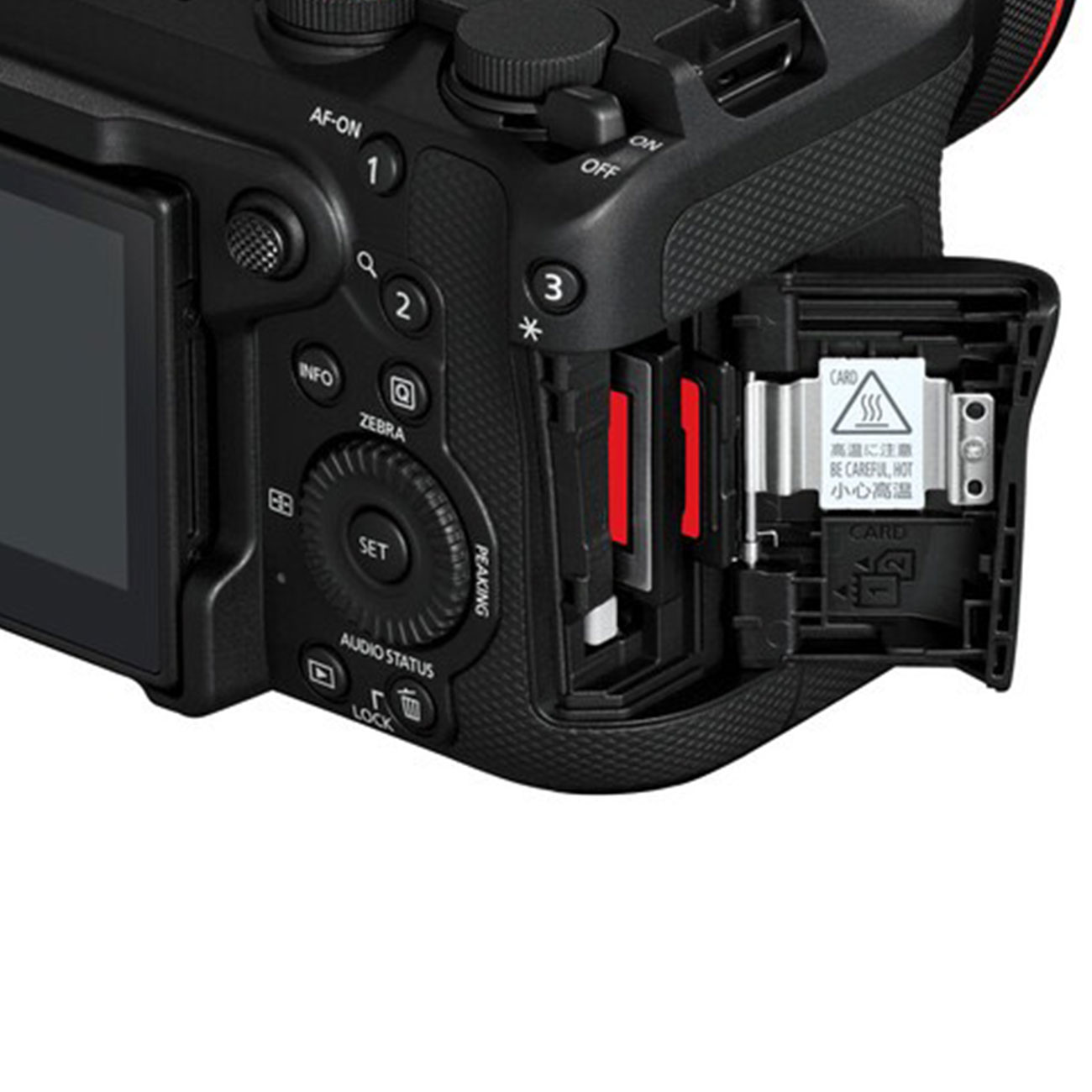 نمای نزدیک دوربین بدون آینه کانن Canon EOS R6 V Mirrorless Camera