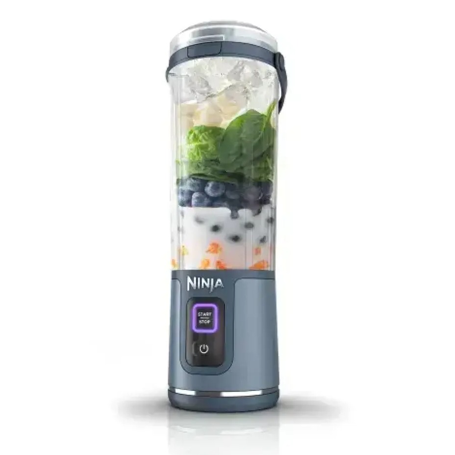 شیکر شارژی ۵۰۰ میل نینجا آبی Ninja Blast 500ml Rechargeable Shaker blue