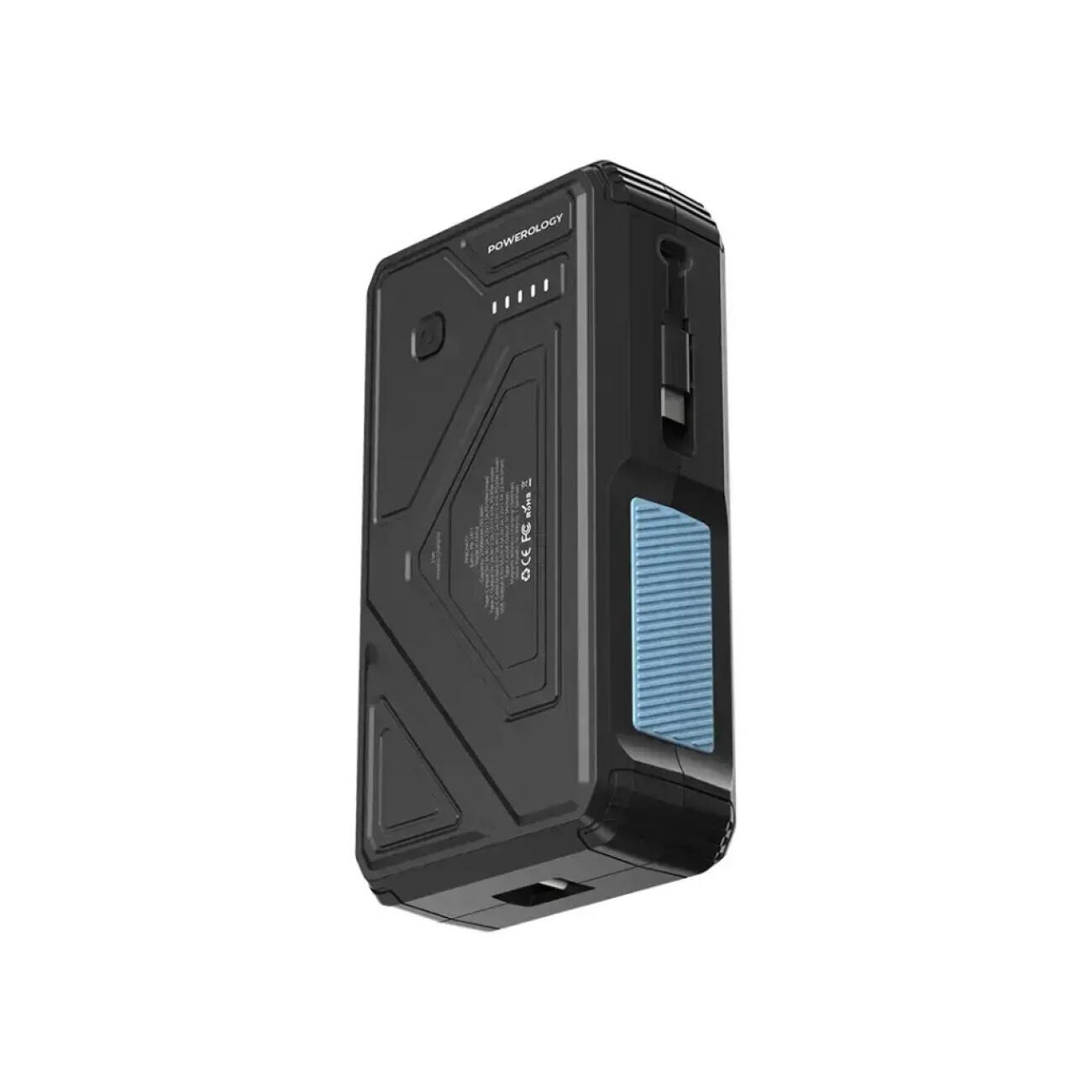 پاوربانک خورشیدی پاورولوژی Powerology PPBCHA77 27000mAh Wireless Charging Solar Power Bank