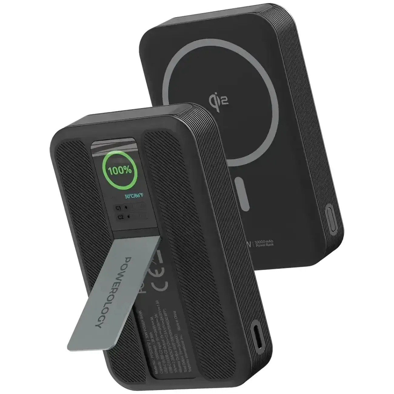 پاوربانک وایرلس پاورولوژی Powerology PPB20910 Vision Qi2 MagSafe Power Bank Black