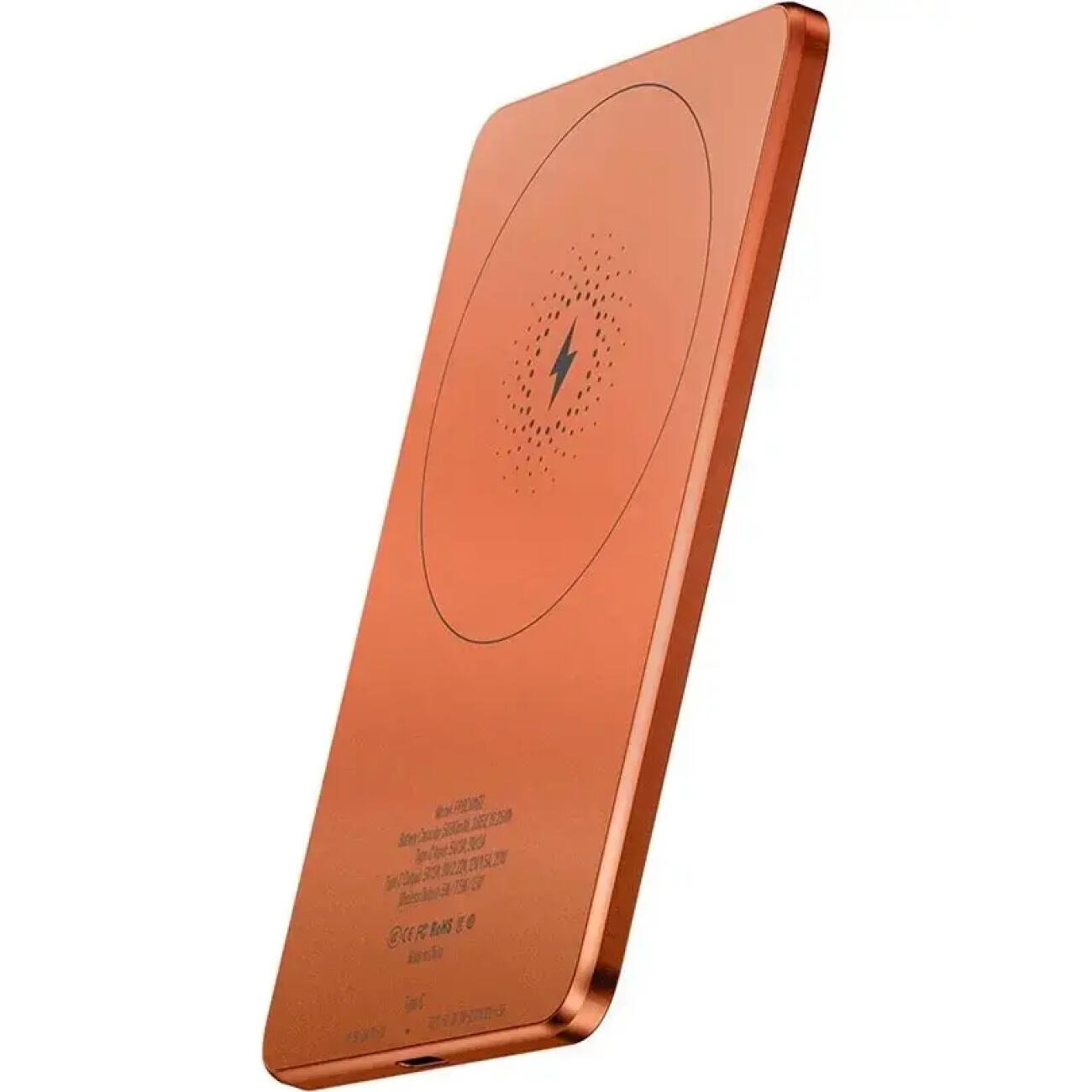 پاوربانک وایرلس پاورولوژی Powerology PPBCHA63 5000mAh 20W Power Bank Orange