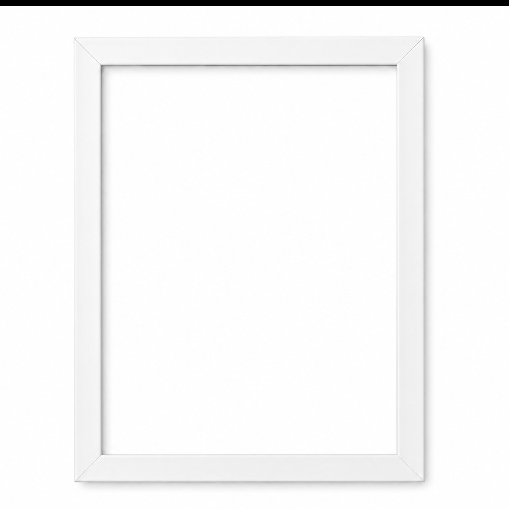 قاب عکس سفید White Picture Frame