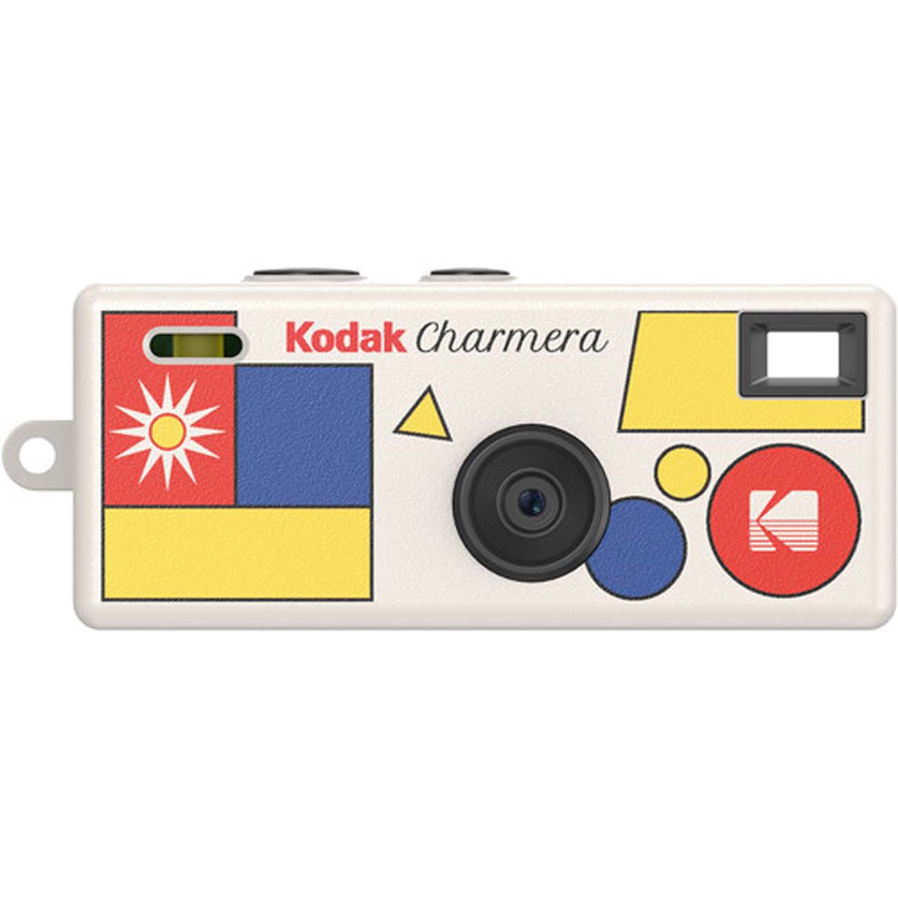 نمای رنگ سفید دوربین جاکلیدی کداک Kodak Charmera Key Chain Digital Camera Random Style Blind Box