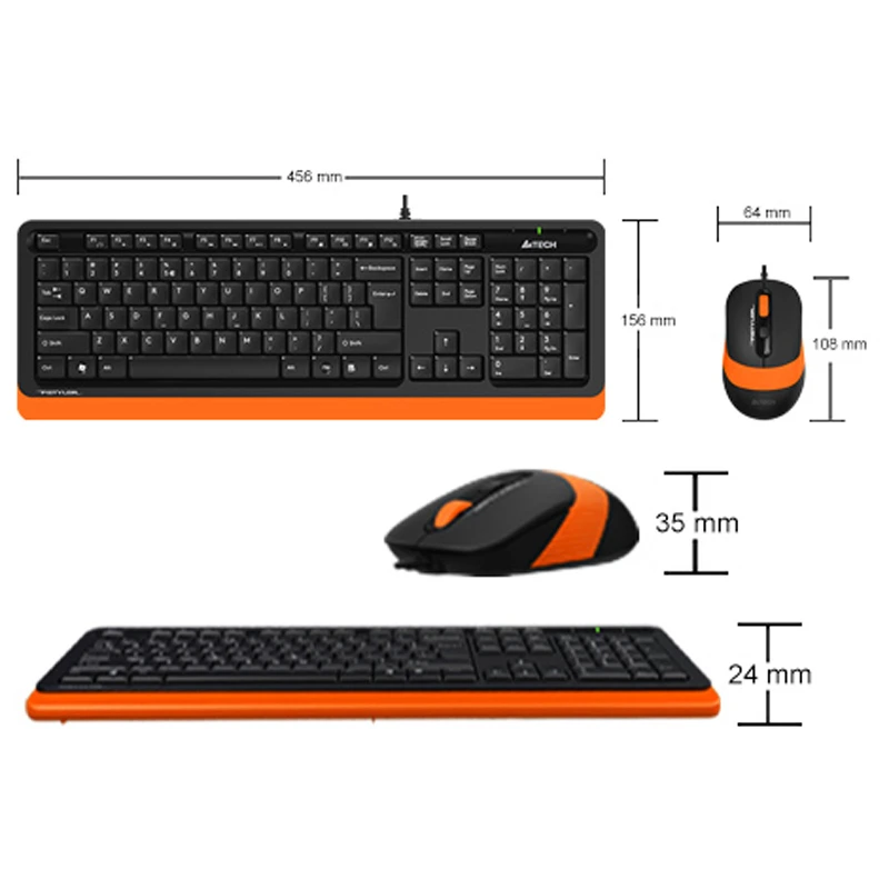 کیبورد و ماوس ای فورتک FSTYLER F1010