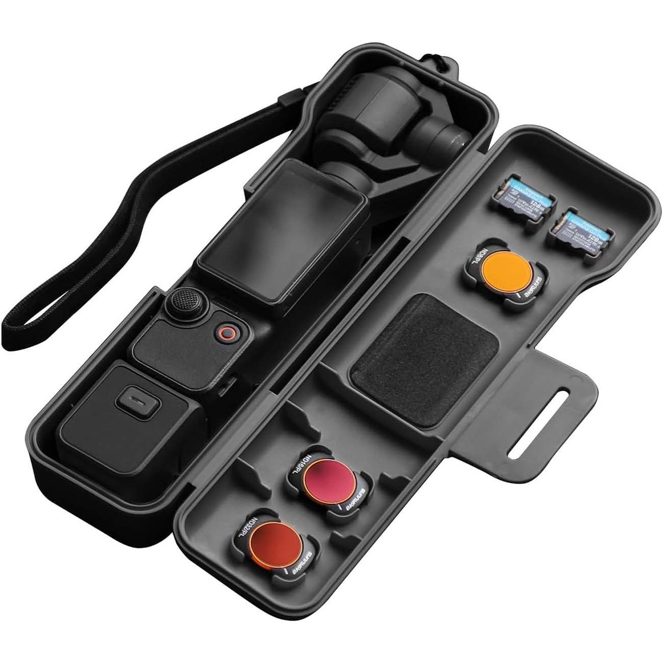 کیف حمل گیمبال CENXI DJI Osmo Pocket 3 Creator Combo Waterproof Case Black