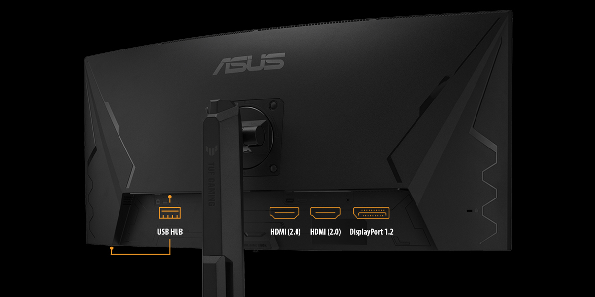 مانیتور خمیده گیمینگ 34 اینچ ایسوس TUF Gaming VG34VQEL1A
