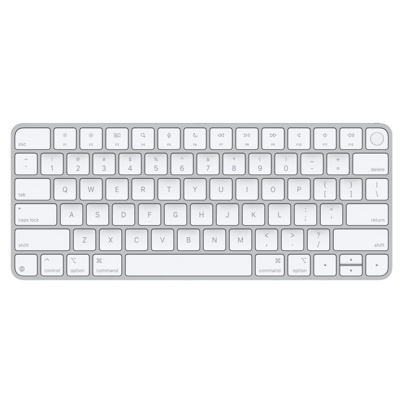 کیبورد بیسیم با حسگر اثر انگشت اپل Apple USB-C MXCK3LL/A Touch Magic Keyboard with