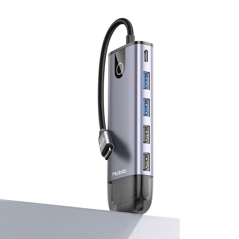 هاب شارژر تایپ سی 10 پورت مک دودو Mcdodo HU-7420 10 in 1 USB-C HUB