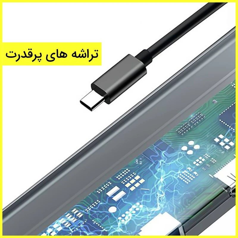 هاب تایپ سی 11 پورت بیسوس Baseus Elitejoy 11-Port Type-C Hub Adapter CATSX-G0G