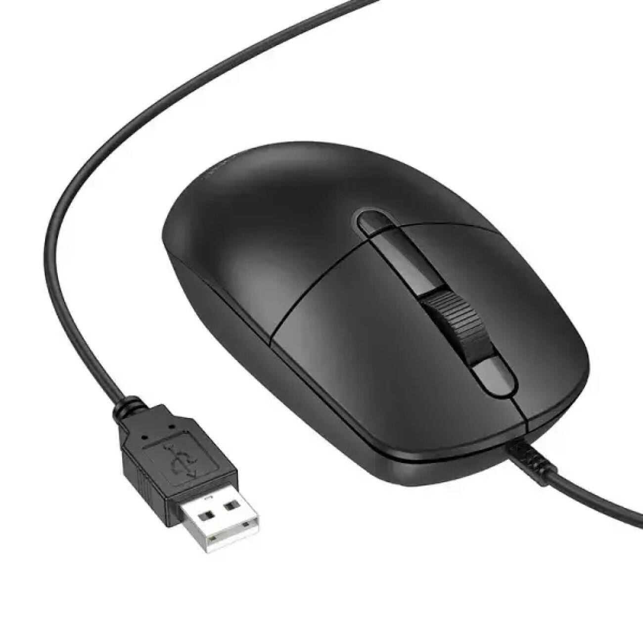 ماوس سیمی بروفونBOROFONE BG17 Wired Optical Mouse