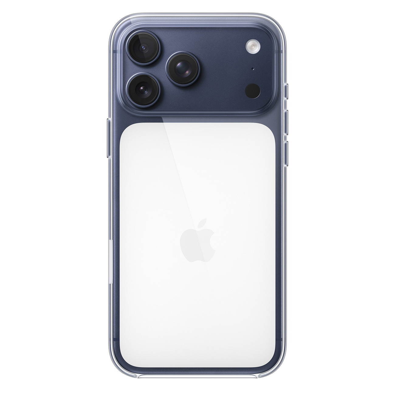 عکس از روبرو کاور موبایل مگ سیف شفاف Iphone 17 Pro Max Clear Case with MagSafe