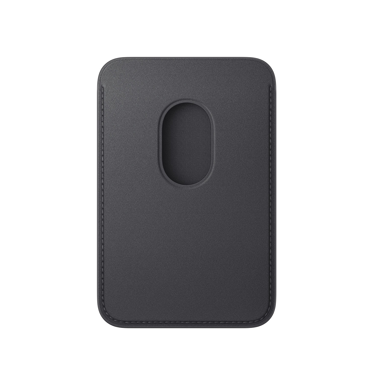 عکس از پشت کیف جاکارتی اپل فاین وون مگ سیف مشکی Iphone Fine Woven Wallet Mag Safe Green