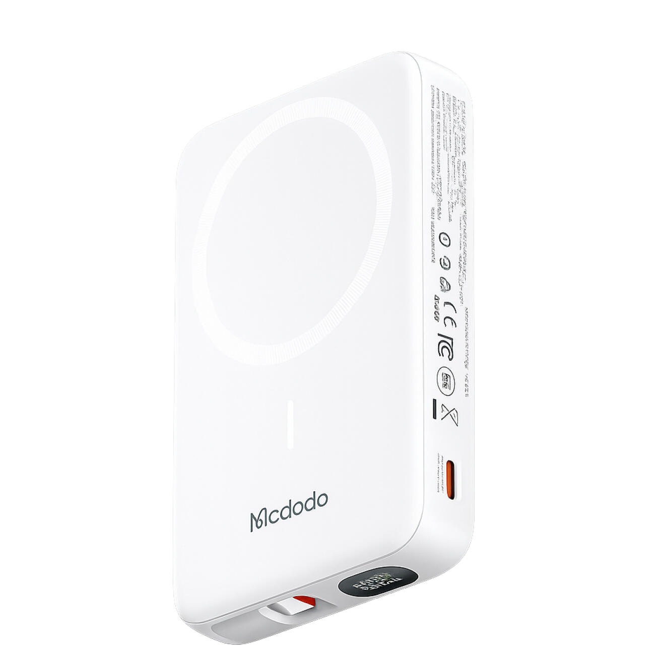 پاوربانک وایرلس 10000 مک دودو Mcdodo MC-865 10000mAh with Built-in USB-C Cable Uni-Power Wireless Power Bank