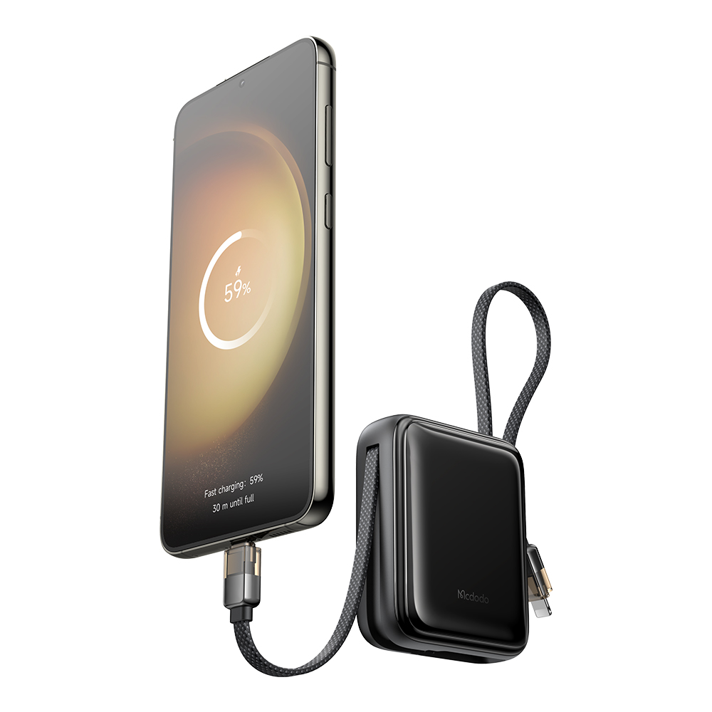 پاوربانک 22.5 وات با کابل متصل مک دودوMcdodo MiniKit MC-862 10000mAh 22.5W with Built-in Cable Power