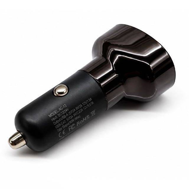 نمای کامل شارژر فندکی اکسیژن Oxygen AC-13 Fast Car Charger