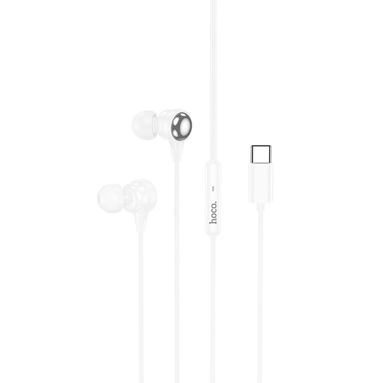 هندزفری سیمی هوکو Hoco M116 Type-C Benevolent Universal Digital Wired Handsfree White