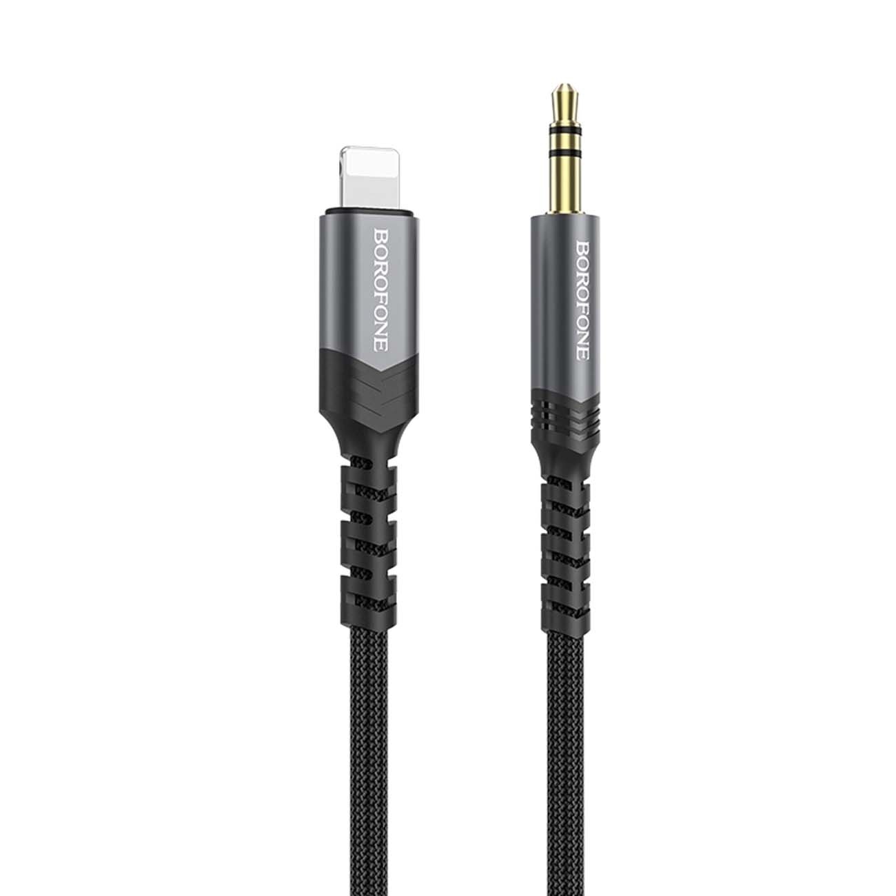 کابل مبدل صوتی بروفون Borofone BL15 Lightning to 3.5mm 1m Audio Adapter Cable