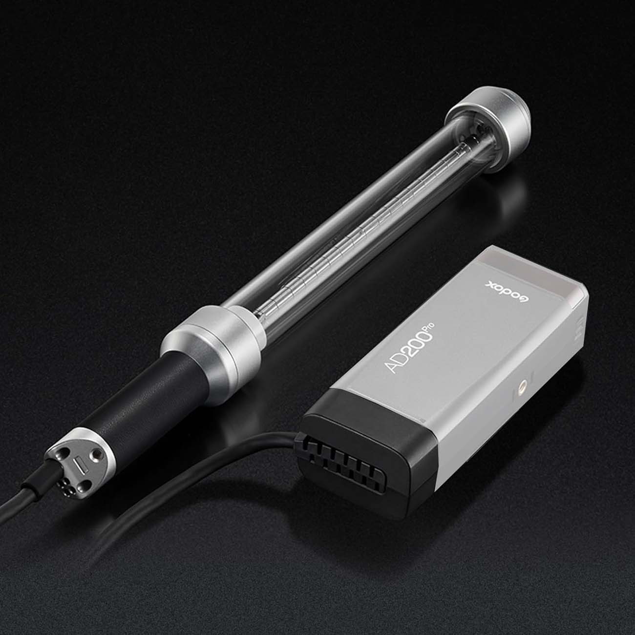نمای کاربردی از هد فلاش گودکس Godox AD-S200 for AD200 & AD200Pro Stick Flash Head