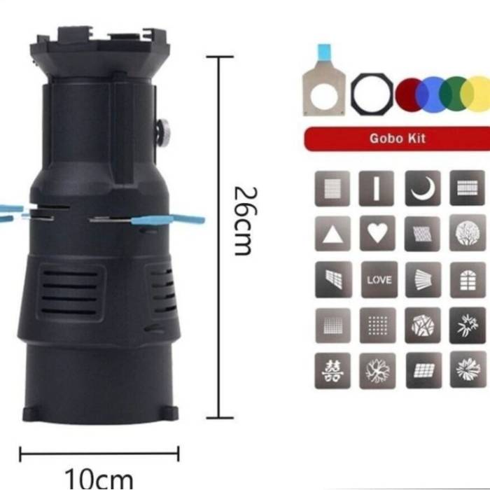 اسنوت لنزدار پروژکتوری ZSYB GOBO YS500 Optical Snoot Projection Attachment