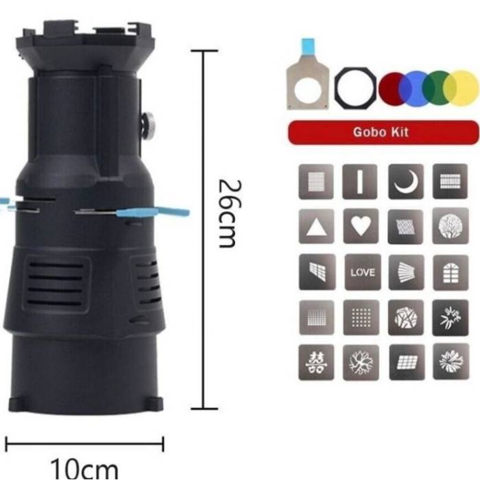 اسنوت لنزدار پروژکتوری ZSYB GOBO YS500 Optical Snoot Projection Attachment