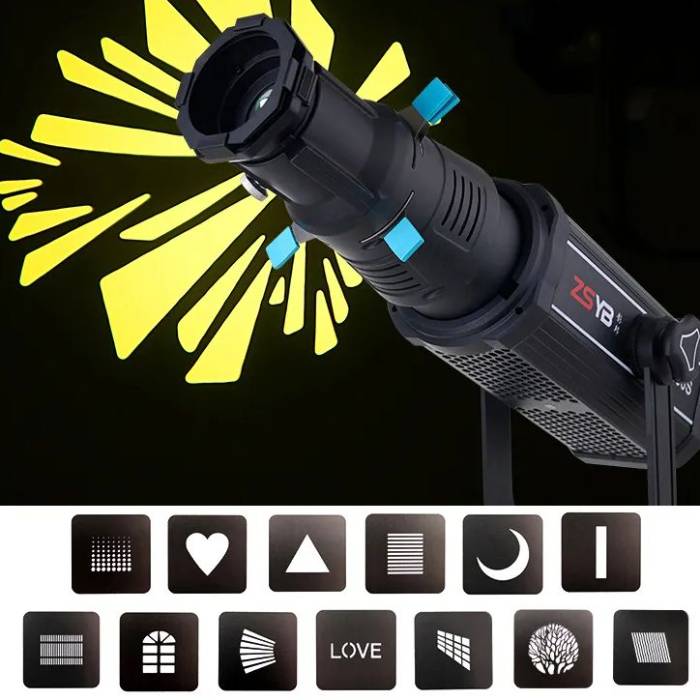 اسنوت لنزدار پروژکتوری ZSYB GOBO YS500 Optical Snoot Projection Attachment