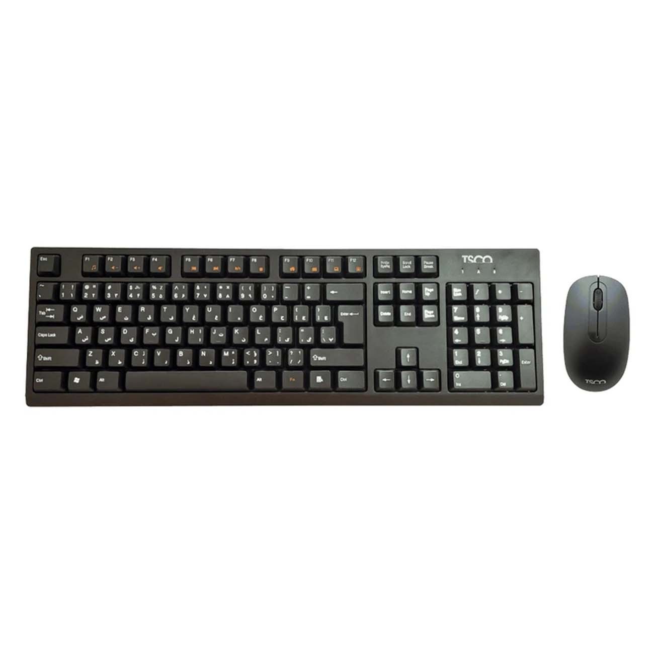 کیبورد و ماوس بی‌سیم تسکو Tsco TKM 7019W Wireless Keyboard and Mouse Combo