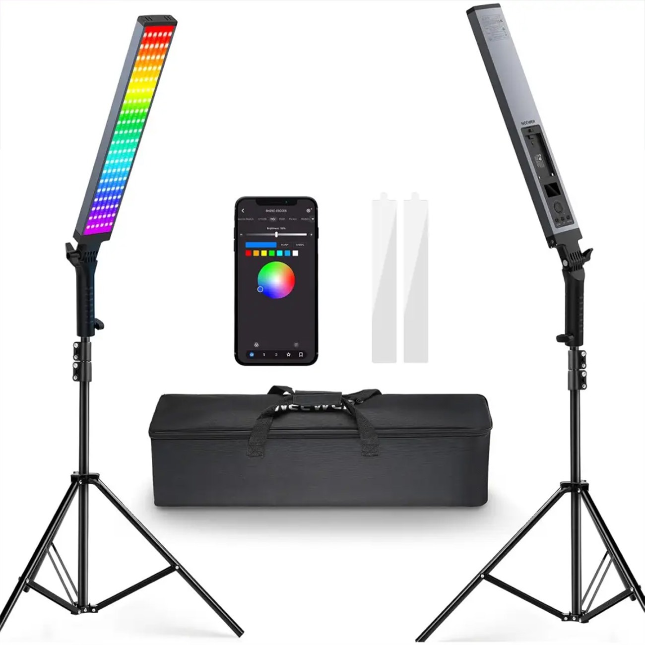 کیت میله نور نیور NEEWER BH20C RGB Video Light Rod Set