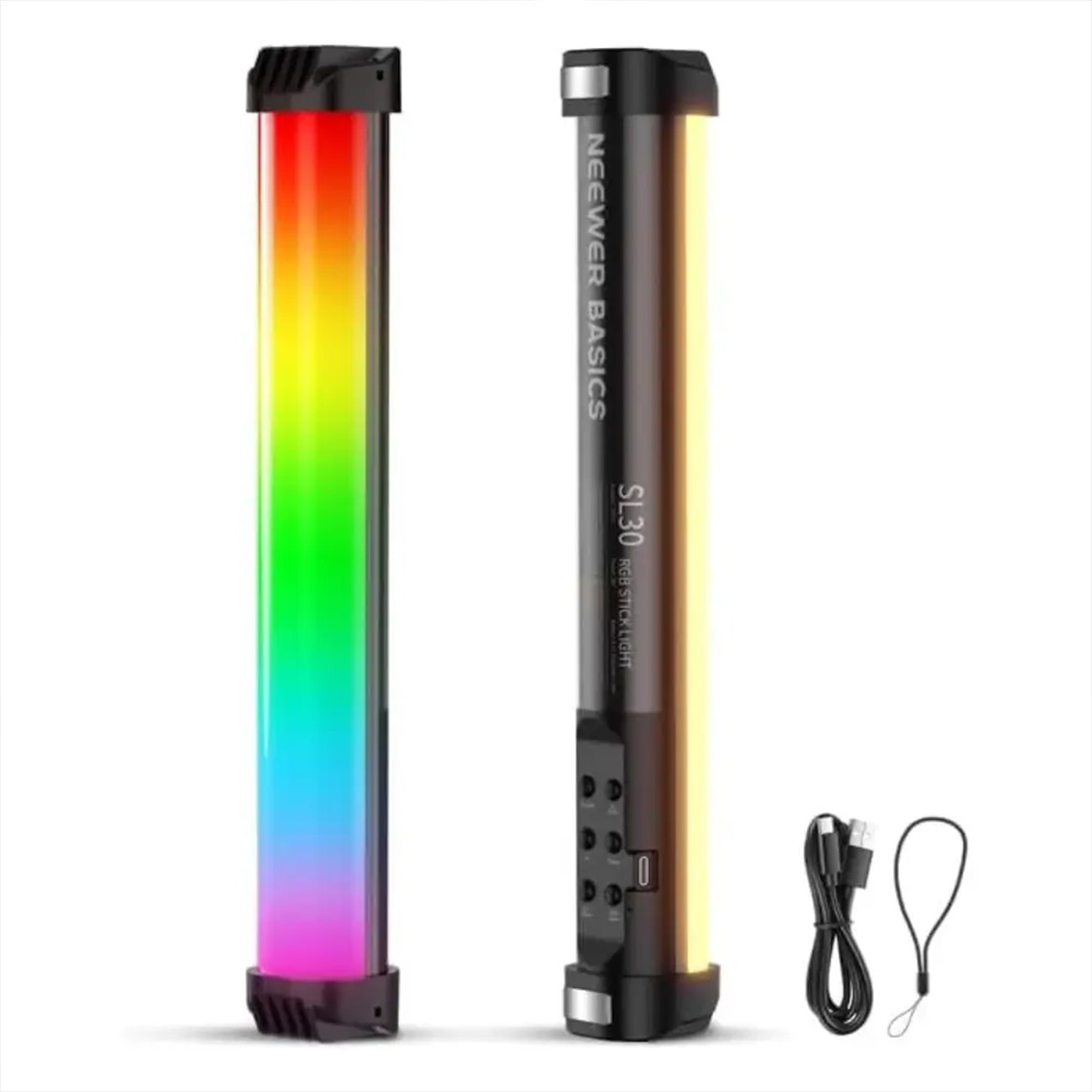 نور باتومی نیور NEEWER SL30 Basics 12 Inch Magnetic RGB Light Stick