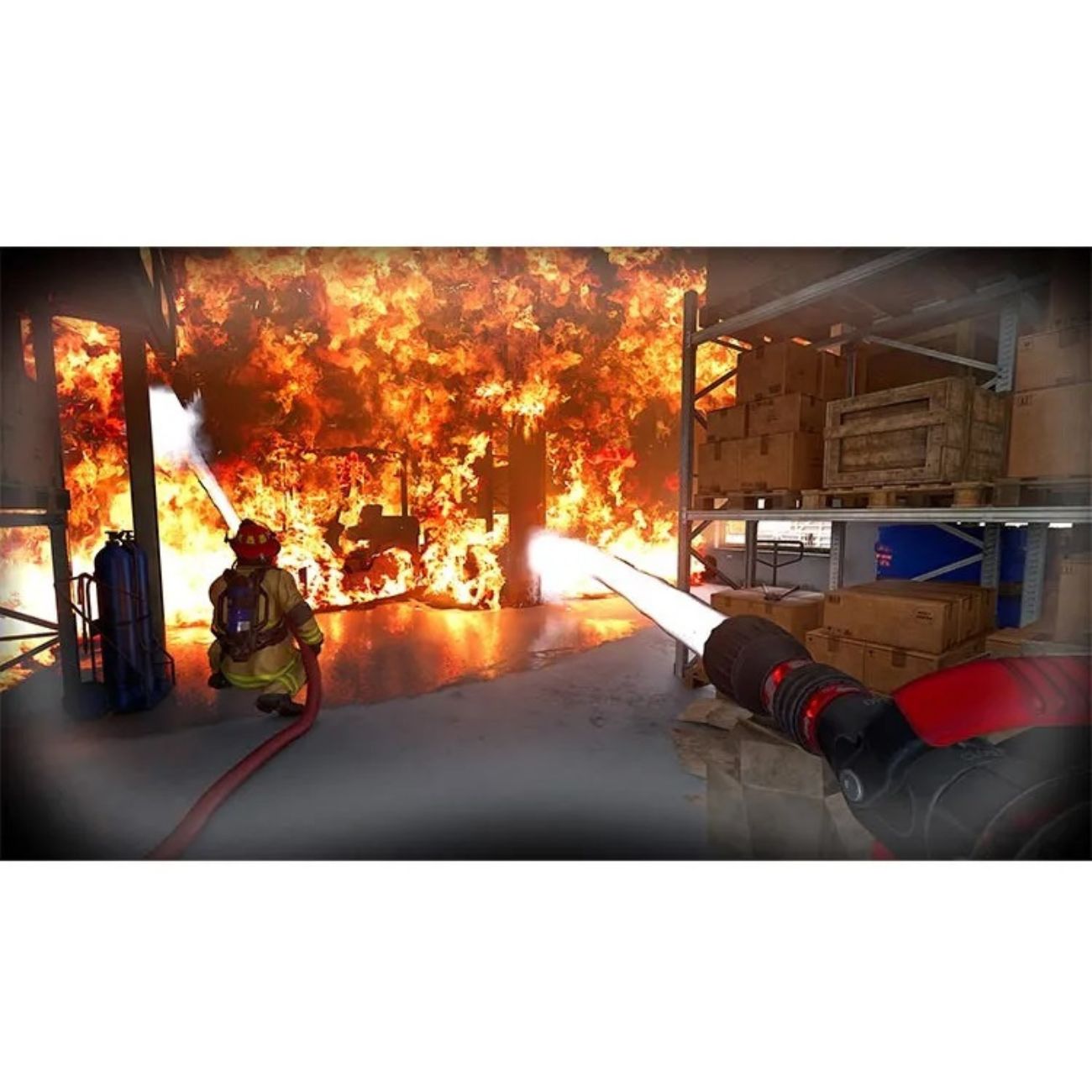 نما از فضای بازی پلی استیشن Firefighting Simulator: Ignite Ps5 Game