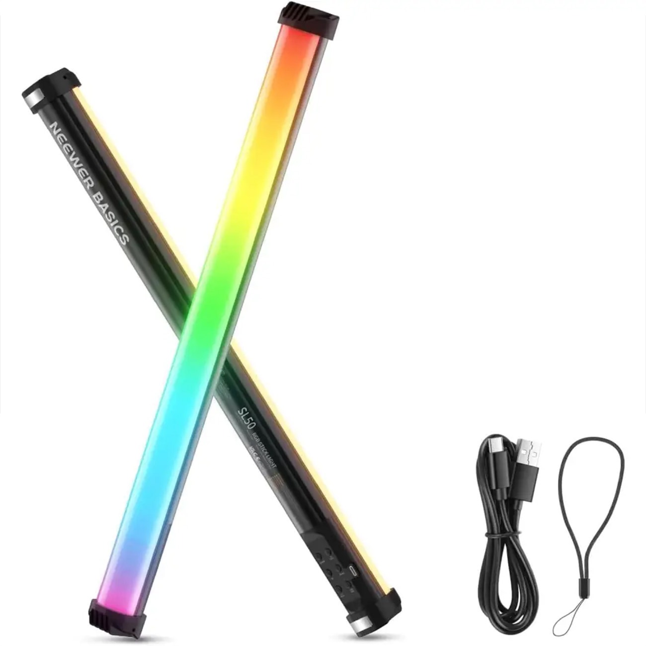 نور باتومی نیور NEEWER SL50 Basics 21 Inch Magnetic RGB Light Stick