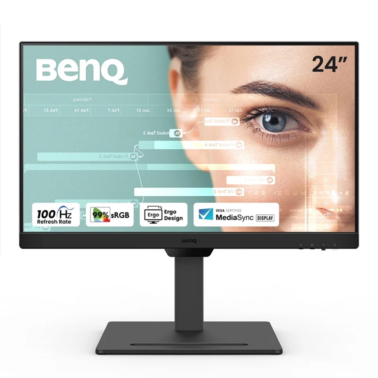مانیتور 23.8 اینچ بنکیو BenQ GW2490 23.8 inch Monitor