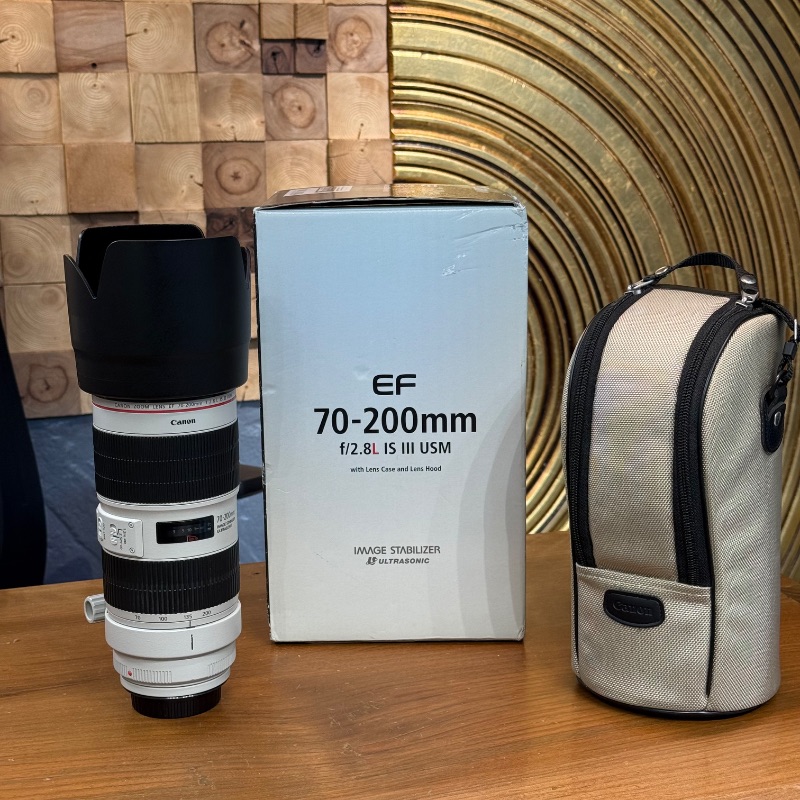 لنز دست دوم کانن Canon EF 70-200 F2.8L IS III USM (جعبه دارد)