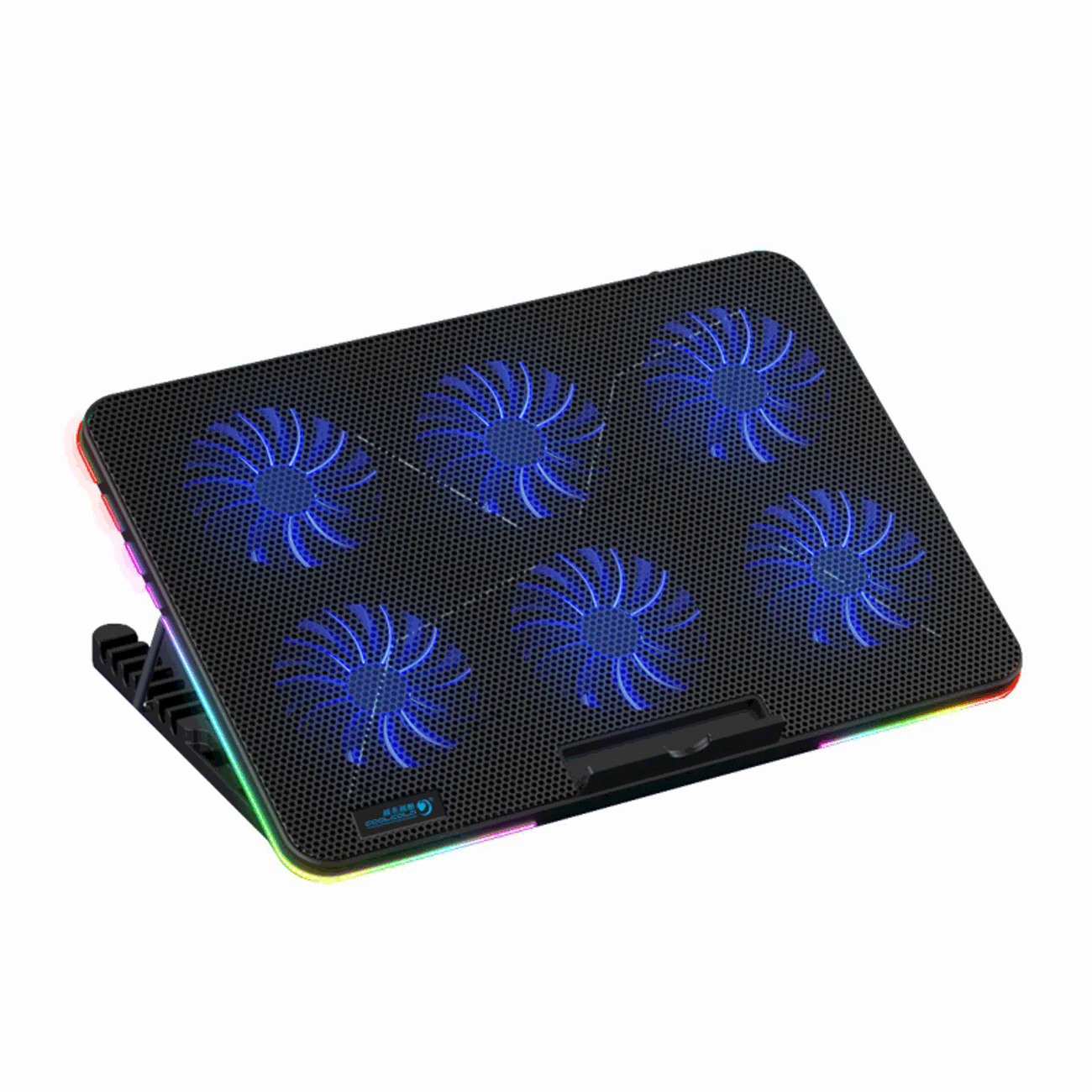 پایه خنک کننده لپ تاپ CoolCold F5 RGB Laptop Cooling Pad