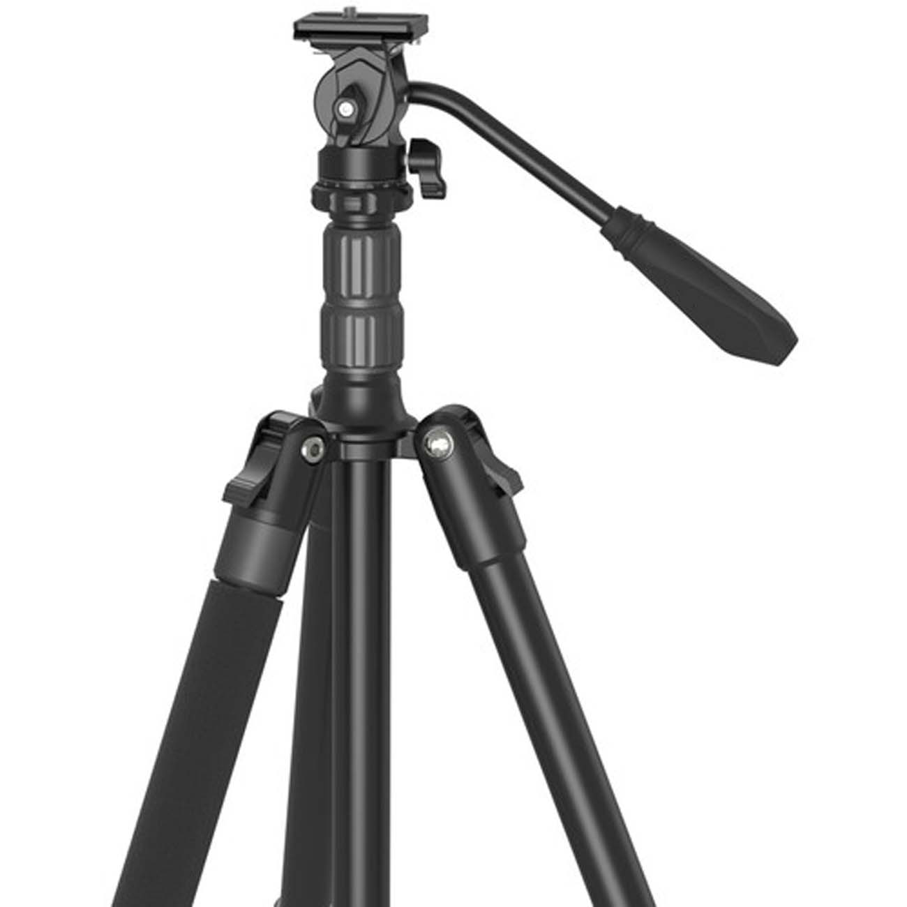نمای جانبی سه پایه دوربین SmallRig CT180 3760 Video Tripod with Mini Fluid Head